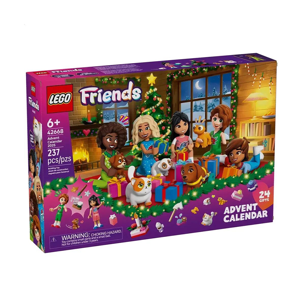 Конструктор LEGO Friends Адвент календар 2025, 237 деталей, від 6 років (42668)